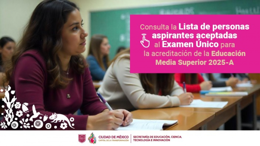 Examen único - Lista de aspirantes aceptados