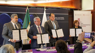 SECTEI y TEPJF firman convenio para promover la cultura democrática